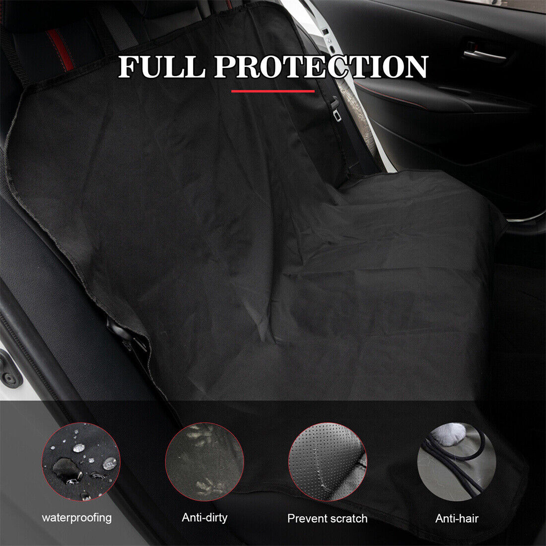 Back seat cover fitted
