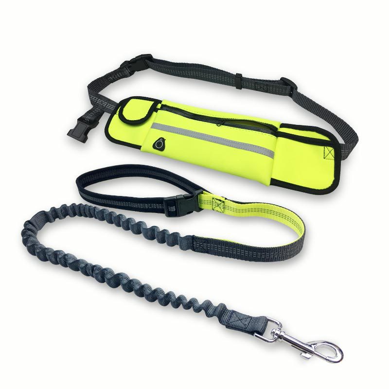Hands-Free Running Lead in green