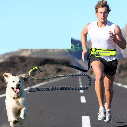 Running with the hands-free lead
