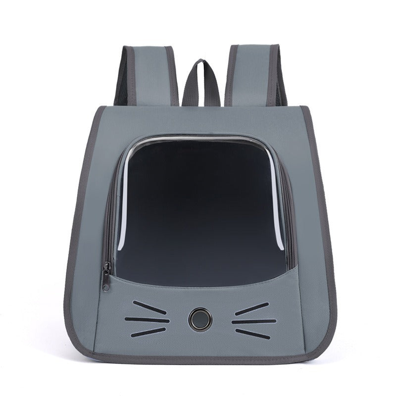Cat Backpack Carrier in grey