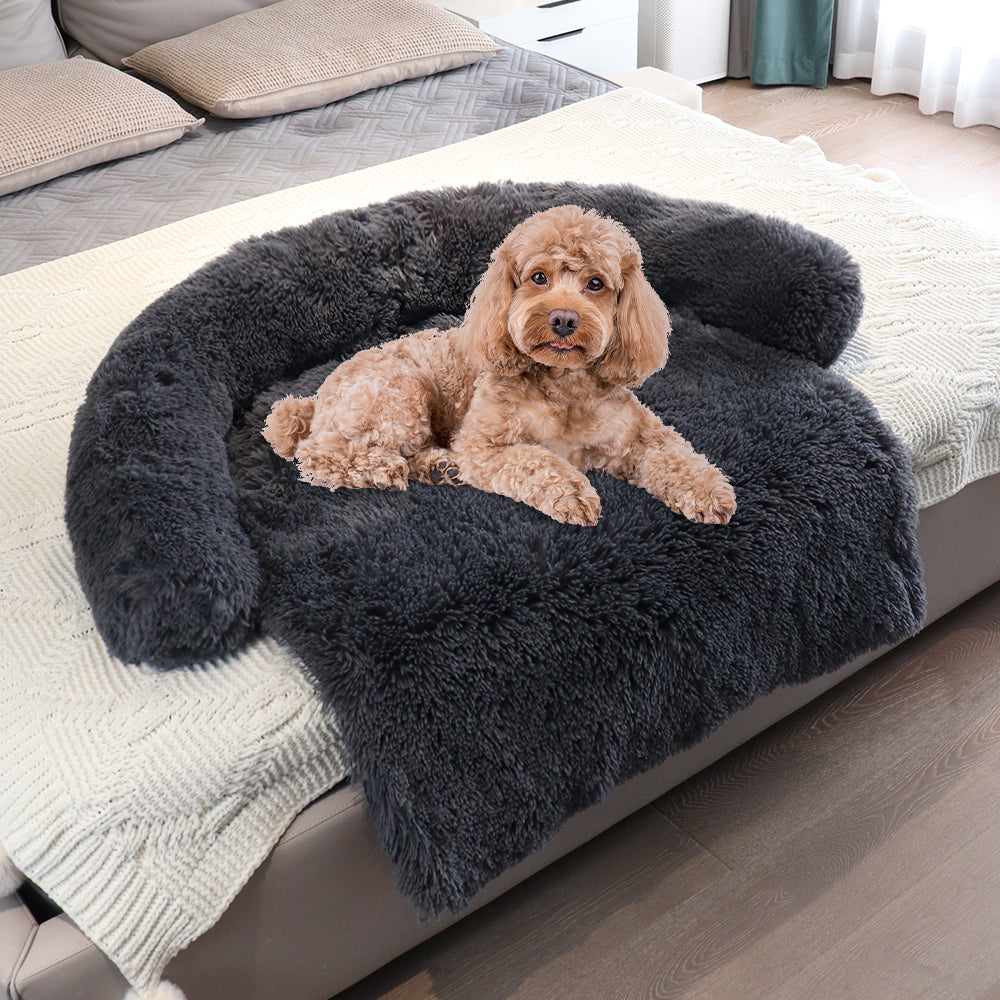Pet resting on the Cosy Bolster Bed