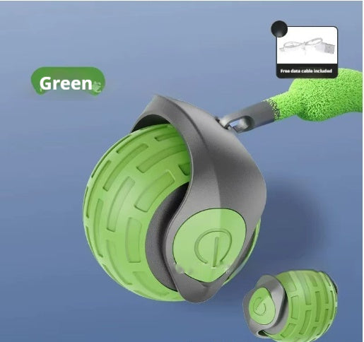 Roll-About Cat Ball in green
