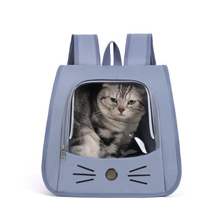 Cat Backpack Carrier in blue